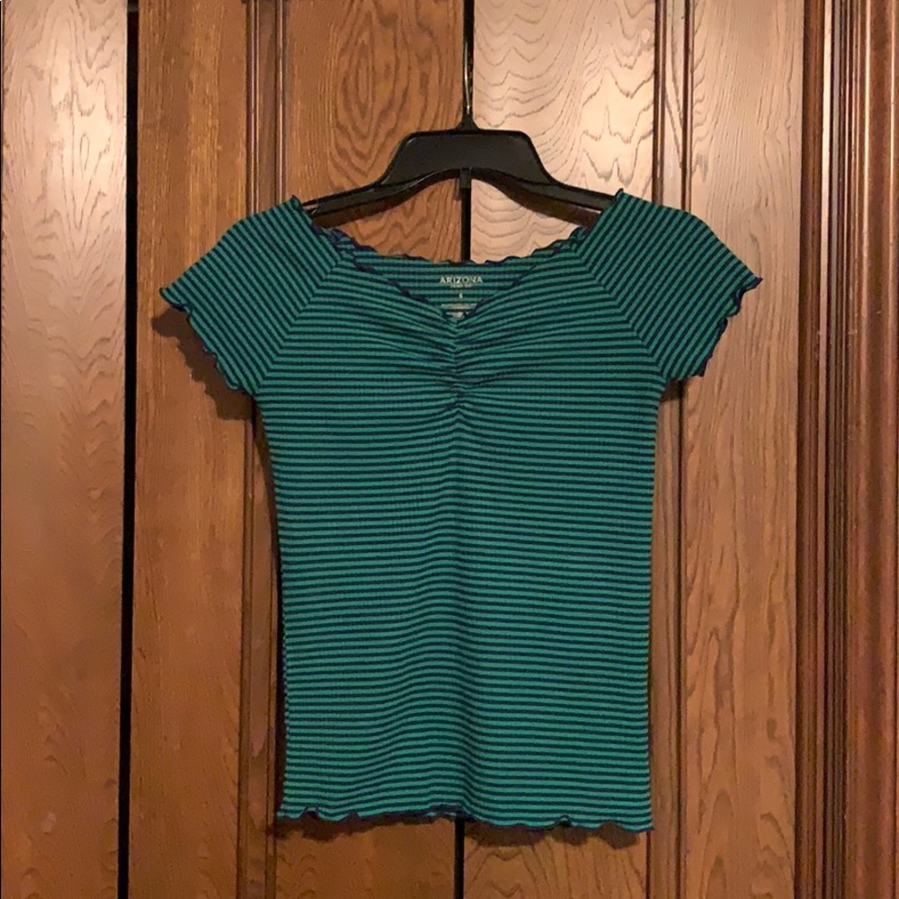 Off the shoulder knit top